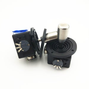 2 축 스테인레스 스틸 핸들 아날로그 조이스틱 아케이드 조이스틱 컨트롤러 전위차계 조이스틱