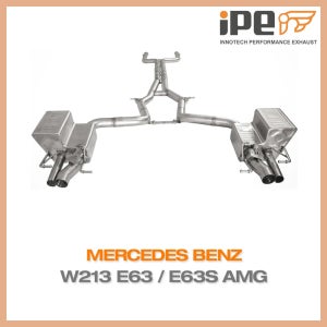 IPE 벤츠 W213 E클래스 E63 E63S AMG M177 엔진 4.0 V8 바이터보 가변 머플러 캣백 배기