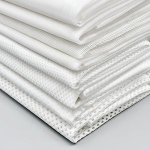 망사원단 흰색망사 천 8종류 레이스 쉬폰 안감용 국내 생산 | 대량 도매 가능