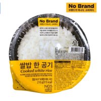 노브랜드 우리쌀밥 한공기 210g