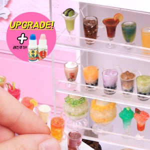 레진공예 레진아트 미니어처 DIY 알록달록 음료 만들기세트