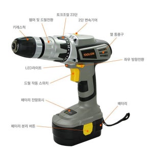 충전 햄머 함마 드릴 세트 18V 원배터리 구성