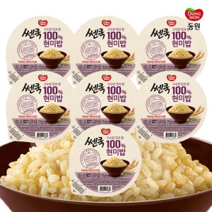 동원 쎈쿡 100% 현미밥 195g x 7개 / 즉석밥