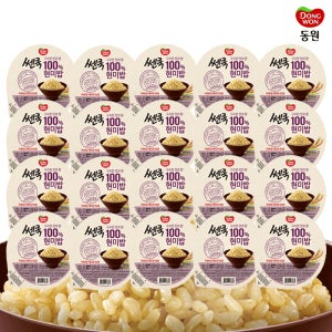 동원 쎈쿡 100% 현미밥 195g x 20개 / 즉석밥