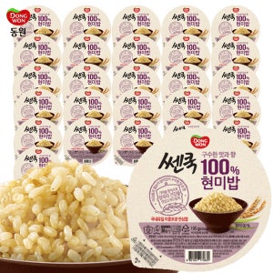동원 쎈쿡 100% 현미밥 195g x 27개 / 즉석밥