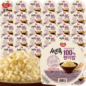 동원 쎈쿡 100% 현미밥 195g x 35개 / 즉석밥
