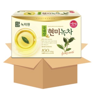 [녹차원] 현미녹차 100티백 1BOX (20입수)
