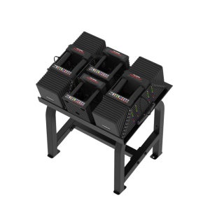 파워블럭 무게조절덤벨 커머셜 79kgX2 I 파워블럭정품 아령 거치대포함