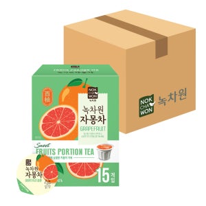 녹차원 자몽차 포션 15입 1BOX (12입)