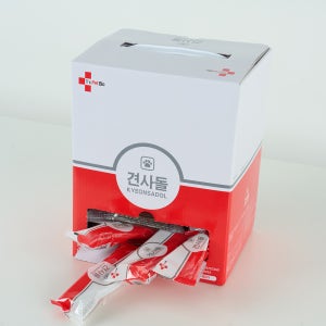 견사돌 강아지 영양제 스틱 덴탈껌 간식 치석제거 면역 60개입 대용량 1박스