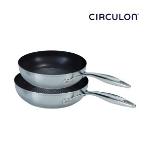 서큘론 스테인리스 스틸 시리즈 인덕션 프라이팬 세트(20+26cm)