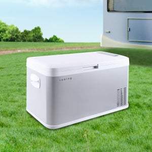 쿠잉 캠핑냉장고 VFR-18 18L DC 차량용 냉온장고 차박 이동식 캠핑용 자동차 미니 소형 휴대용