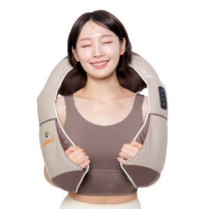 휴플러스 3D텐션 무선 목 어깨 안마기 HPM-5000