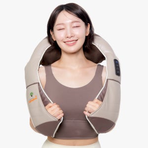 휴플러스 3D텐션 무선 목 어깨 안마기 HPM-5000