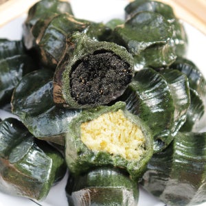 진도 해풍 주먹 쑥송편 흑임자 송편 1kg
