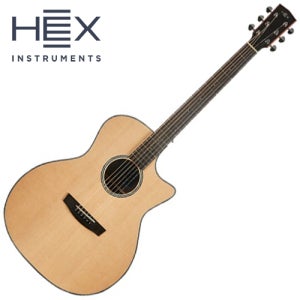 (뮤직캠프)헥스 GA100CE / 통기타 GA 바디 피쉬맨 픽업장착 무광