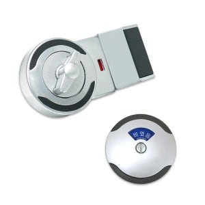 화장실 큐비클 잠금장치 N-204 레버형 잠금쇠 20T 칸막이 부속 걸쇠 사용중 표시정