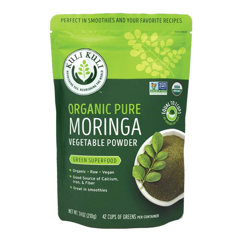 <b>Kuli Kuli</b> USDA오가닉 모링가 파우더 가루 분말 210g Organic Moringa Vegetable Powder (미국배송)