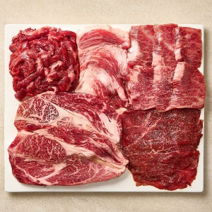 마장동 투뿔 한우선물세트 소고기 꽃등심 갈비살 국거리 양지 추석 설 명절 명품 한우 세트 프리미엄 2호 세트 1,2kg