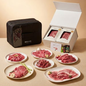 [새벽배송] 마장동 투뿔 한우선물세트 소고기 등심 양지 추석 설 명절 명품 프리미엄 세트