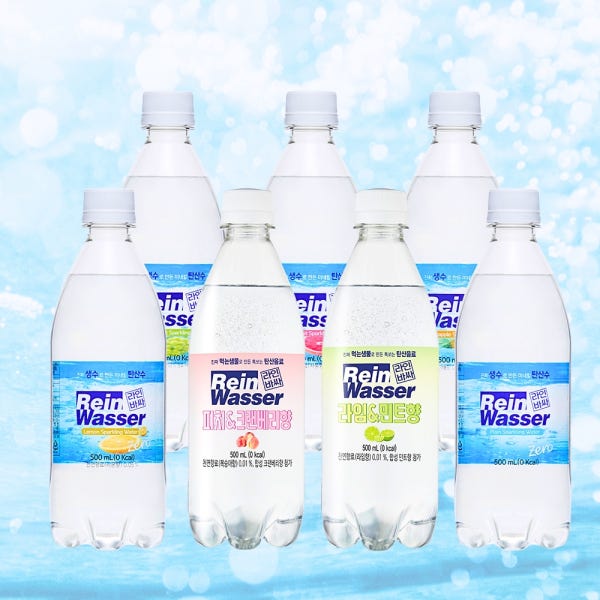 라인바싸 탄산수 500ml 40개 레몬 탄산음료수