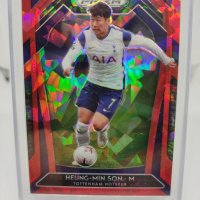 2020 Panini Prizm RED ICE 손흥민 토튼햄 프리미어리그 축구 EPL 카드