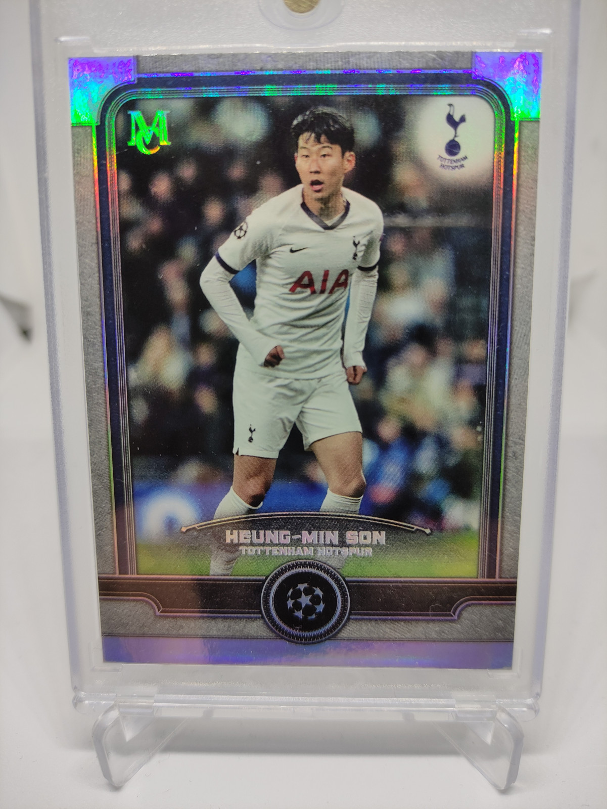 2019 Topps UEFA Museum 72번 손흥민 Heung-Min EPL 축구 카드