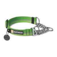 러프웨어 리쉬 그린컬러 Chain Reaction Dog Collar Martingale Style On-Leash Walking