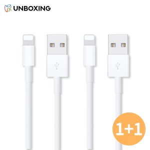 1+1 아이폰 USB to 라이트닝 케이블 1m 8핀 충전케이블 애플 호환 충전기 데이터전송