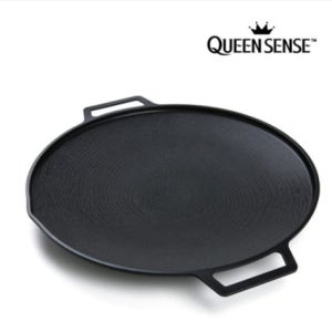 캠핑 그리들 퀸센스 삽겹살 굽는 철판 36cm 코팅 닭갈비 볶음 주물팬 무쇠 구이 판