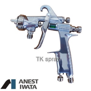 아네스트이와타 저압스프레이건 WIDER1L-12G2P 압송식 1.2mm 도료절감효과