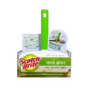 3M 스카치브라이트 테이프 클리너 대형 본체+리필1 (1H1R) 크리너 세트