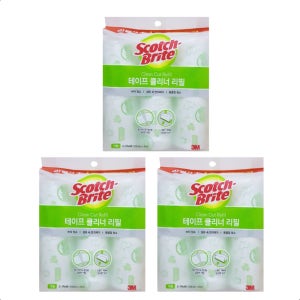 3M 스카치브라이트 테이프 클리너 대형 크리너 리필 3P x 3개 총9개