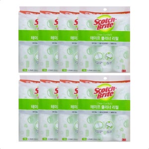3M 스카치브라이트 테이프 클리너 대형 크리너 리필 3P x 8개 총24개