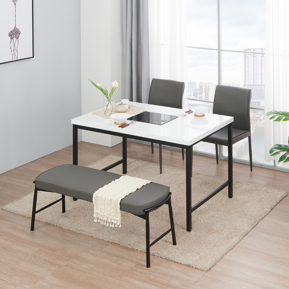 식탁 인덕션테이블 쿡탑 아일랜드 인조대리석 4인용식탁 고기집 식당용 가정용 보조테이블