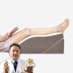 닥터바르미 다리베개 발 다리쿠션 올리고자기 종아리 옆으로자는 기능성베개 무릎 올리는