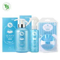 TS써니애견샴푸 500g+미스트 150ml+브러시 / 동물의약외품 순한성분 베이비파우더향