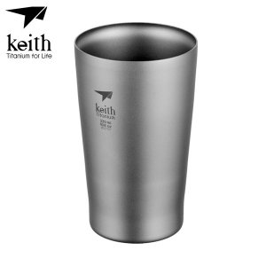 키이스 더블 월 티타늄 맥주잔 (Ti9221)