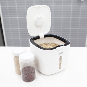 가쯔 모던 원터치 밀폐 주방 쌀통 5kg 2colors