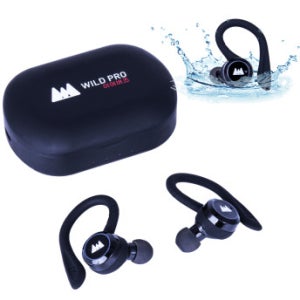 와일드프로 이어버즈 블루투스 무선 이어폰 스포츠 운동 귀걸이 한국어지원 발신자알림
