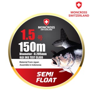 몽크로스 세미플로팅 150M 민물원줄 낚시줄 붕어 양어장 찌낚시 SM-150