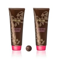 Shiseido Prior Color Conditioner Dark Brown 시세이도 프리올 컬러 컨디셔너 린스 다크 브라운 흑갈색 염색 230g 2팩