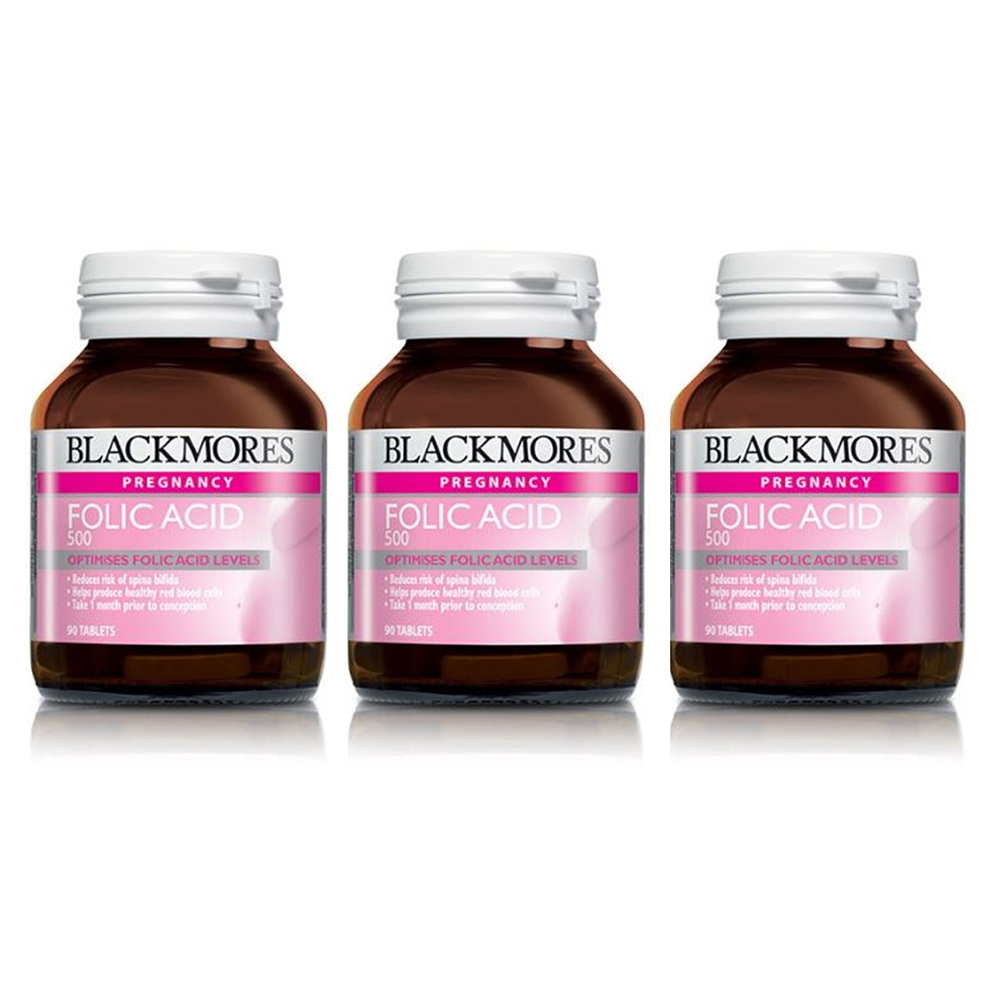 Blackmores 블랙모어스 <b>엽산</b> 500 90정 3팩