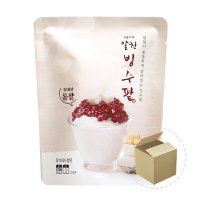 서울마님 알찬 빙수팥 1kg 1박스-10개/통단팥/팥빙수/단팥/빙수재료/화과방/팥모아/복음자리/통통단팥/빙수떡/연유/리치스