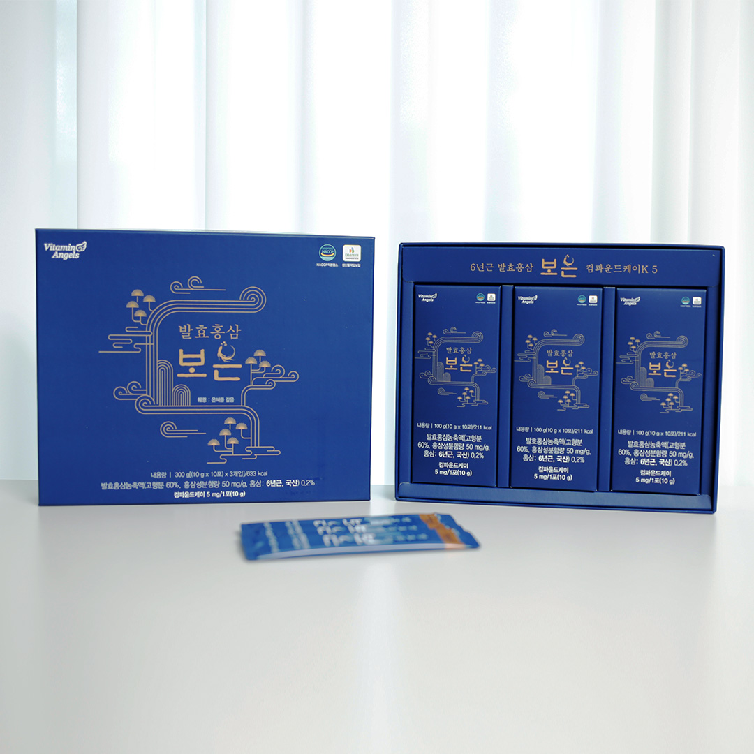 발효홍삼 보은 (컴파운드<b>케이</b> 5mg, 스틱 포장) 10g x 30포