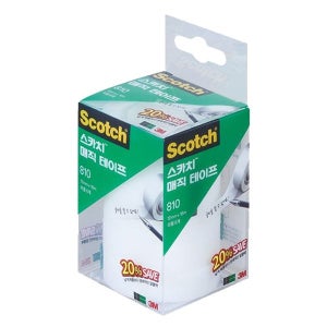 3M 스카치 매직 테이프 1인치 810R-6 12x18(3560)