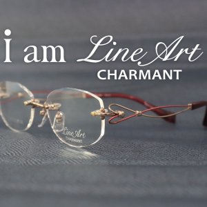 샤르망 무테 라인아트 XL1463 RE, [LINE ART] EXCELLECE TITAN 여성안경추천 샤르망안경 정품