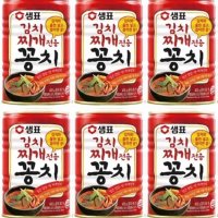 샘표 김치찌개 꽁치400g X 6캔 꽁치통조림