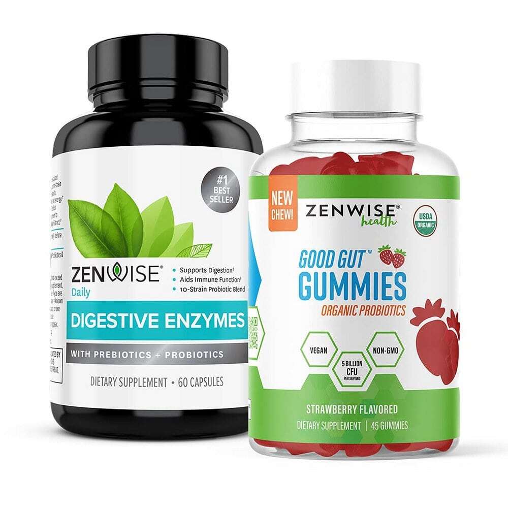 Zenwise Digestive Enzymes Good Gut Gummies 젠와이즈 엔자임스 60캡슐 <b>굿거트 구미</b> 45개입