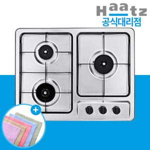 하츠 가스레인지 3구 빌트인 매립형 가스쿡탑 3605SDBH LNG(도시가스)